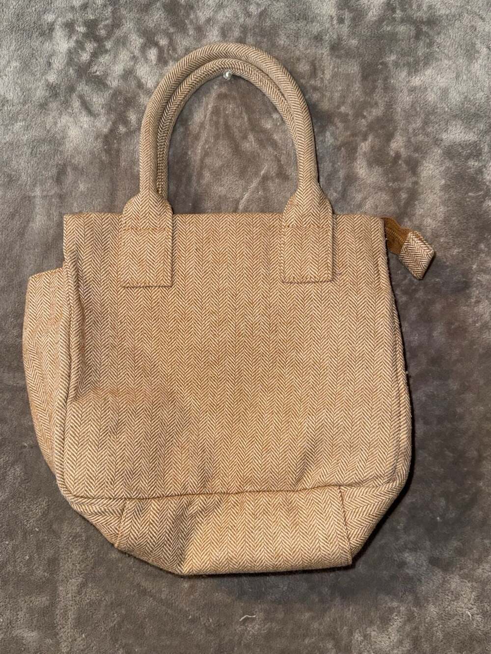 J.Crew Herringbone Pattern Tote Bag